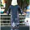 Black Micro Stretch Soft Silk Two Piece