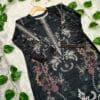 Black Micro Stretch Soft Silk Two Piece