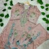 Light Mauve Pink Micro Stretch Soft Silk Two Piece
