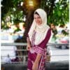 Maroon Micro Stretch Soft Silk Two Piece