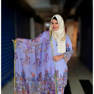 Premium Micro Soft Lavender Purple Three Piece